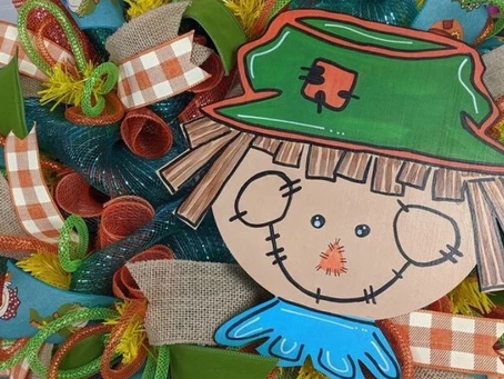 How to Make a Scarecrow Wreath